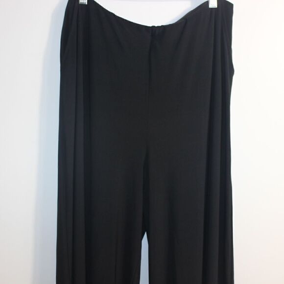 NEW Open Edit pull on Black Wide leg Pants Size Large - Picture 4 of 10